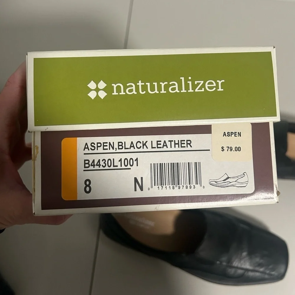 Naturalizer Aspen Leather Loafer Women’s 8N Black